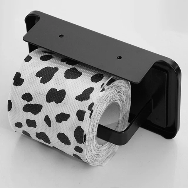 1 pieza soporte de tela montado en pared estante para rollos de baño