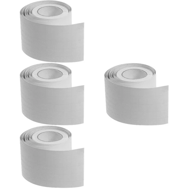 Set 4 Strisce Fini Carta da Baseboard Autoadesive Pvc Rivestimento Caulk