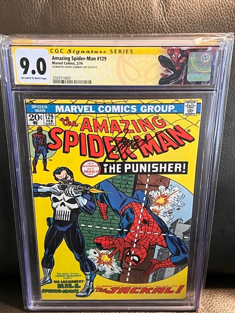 CGC 9.0 Amazing Spider-Man #129 1974 1st Appearance Punisher SS Gerry Conway