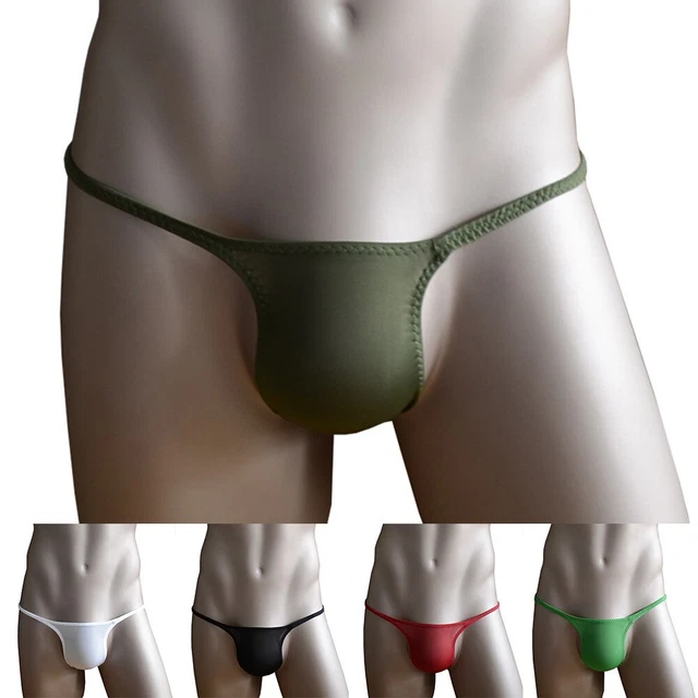 Sexy Mens G-String Underwear Jockstrap Sissy Pouch Bikini Briefs T-back Thong