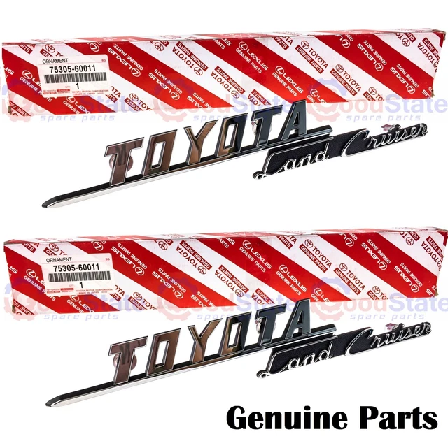 Fits Toyota Land Cruiser FJ40 FJ43 Side Emblems Logo Set - Foto 5