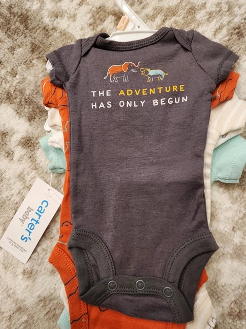 NWT Carter's 5 Pieces Preemie Bodysuit Boy Unisex
