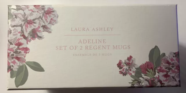 Laura Ashley Adeline Set Of 2 Regent Mugs