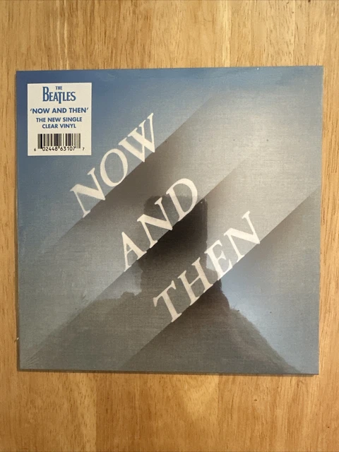 THE BEATLES: NOW And Then First Pressing Clear Vinyl 7 quot Single EUR