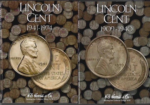 Lincoln penny collection. with four Indian head. See scans