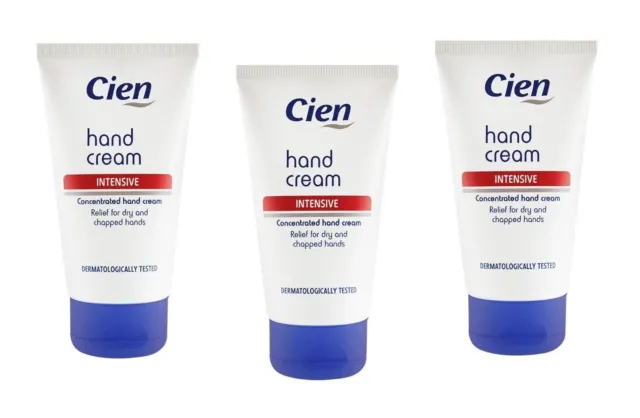 3 X CIEN Q10 ANTI-AGEING HAND CREAM WITH UV FILTERS 75ml