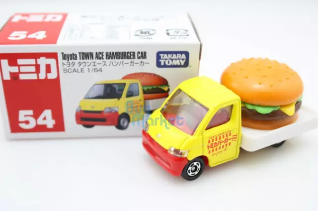 NEW Takara Tomica Tomy #54 Toyota TOWN ACE Hamberger 1/64 Diecast Toy Car Japan