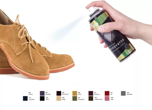 Camoscina spray per rinnovare il colore delle scarpe di camoscio e nabuk 200ML