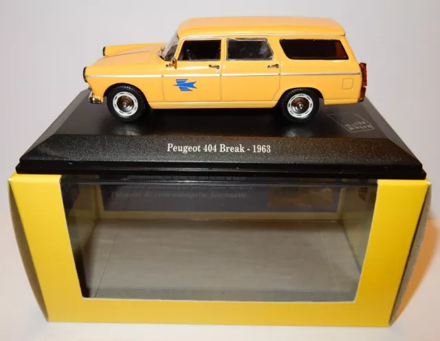 Norev Peugeot 404 Break 1963 Postes Poste Ptt 1/43 In Box Luxe