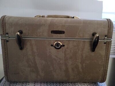 Samsonite Luggage Train Case Vintage Shwayder Bros. Style Hard Case, Excellent.