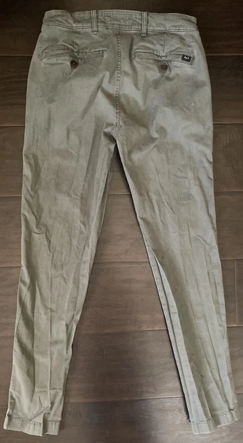 Abercrombie & Fitch Boys  Youth Size 30 by 30 Super Skinny Stretch Olive Green
