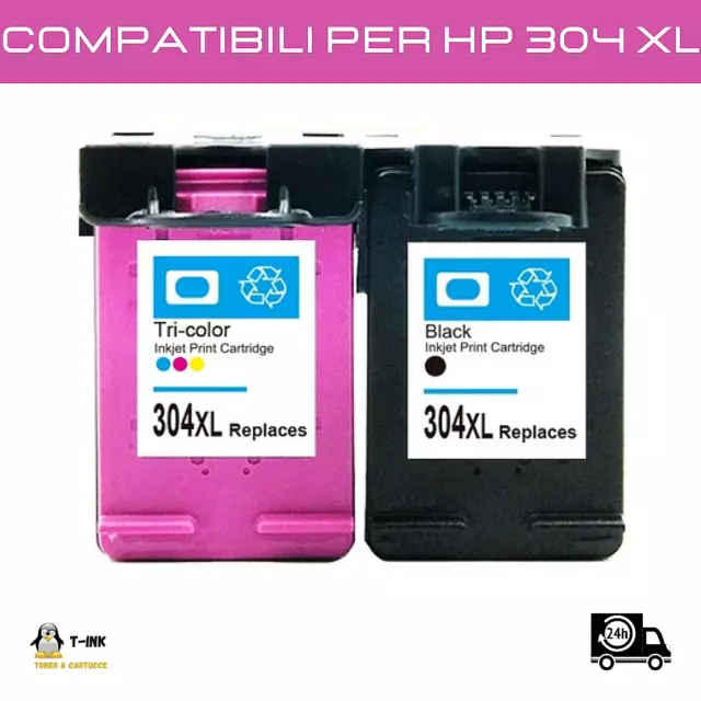 Cartucce compatibili per HP 304XL 304 XL Envy 5000 5010 5020 5030 5034 5052 5055