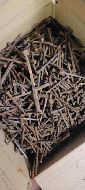 OLD  Square Head Nails  antique  19th C Rusty   Antique Rustic all size over 600