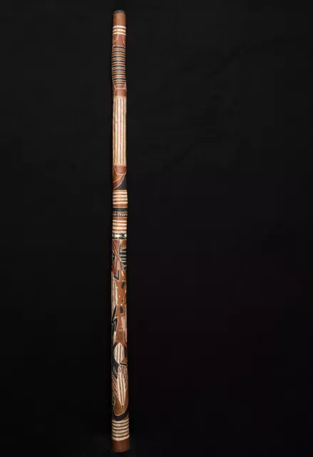 Sotheby's Verified Finely Painted Didgeridoo 191cm (6'3") - Central Arnhem Land