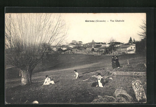 CPA Gornac, Vue Generale