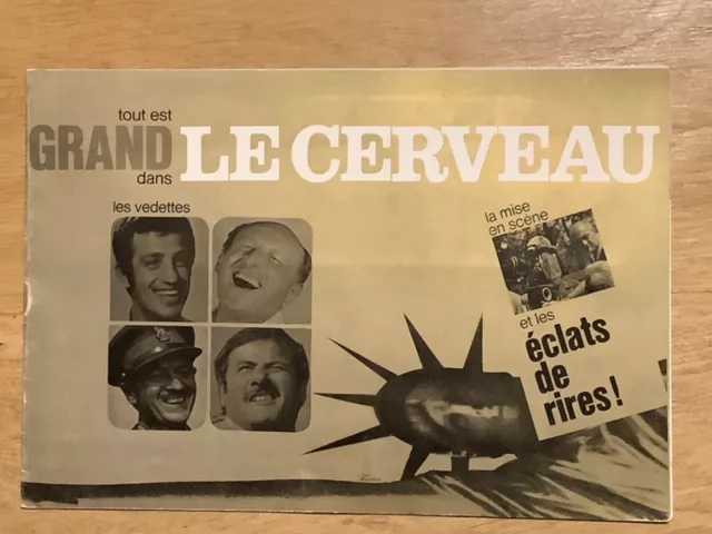 Dossier de presse » LE CERVEAU »Jean-Paul BELMONDO- BOURVIL- David NIVEN-G. OURY