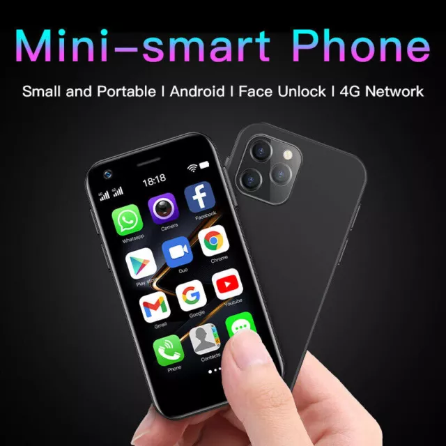 XS12 Smallest Mini Smartphone 4G Dual Sim Ultra Thin Mobile phone WIFI Bluetooth