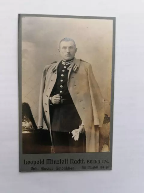 CDV Foto, Offizier, Dragoner (?), Berlin, Pickelhaube