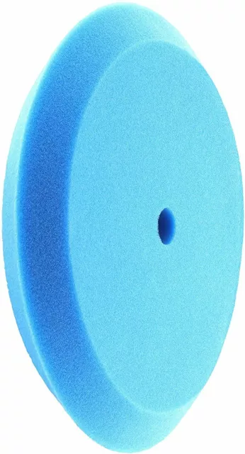 HI-Buff 8" Foam Buffing Pads, Slant Design, Blue Soft Polish (2 Pack)