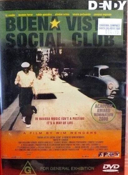 Buena Vista Social Club (1999) DVD Vintage Movie VGC R4