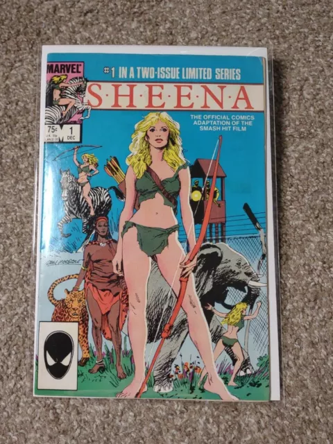 Marvel Comic Sheena #1 VG Film Adaptation