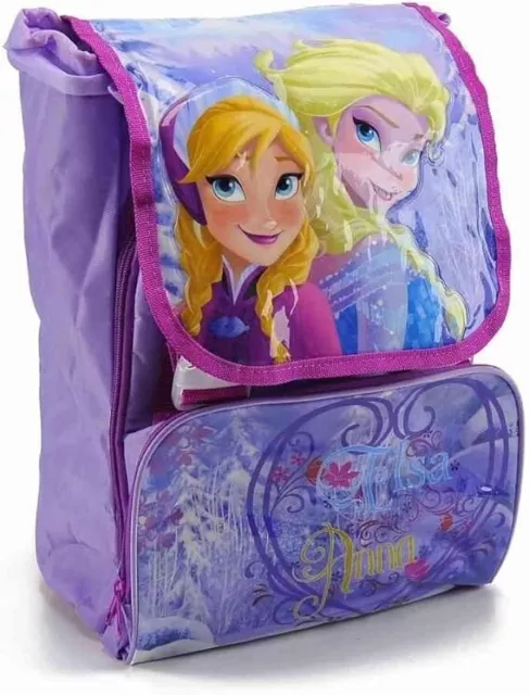 Offerta Zaino Scuola Estensibile Frozen Elsa Disney Scuola Elementare Bambina