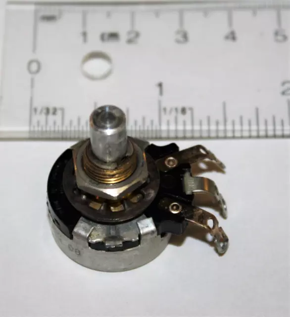 Vintage 1955 IRC 25k ohm Linear Potentiometer Good Used
