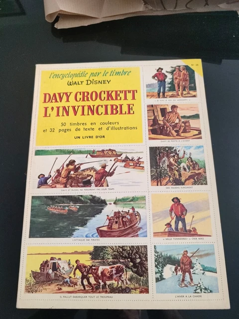 Encyclopédie Par Le Timbre, Walt Disney, Davy Crockett L'invincible,N°30