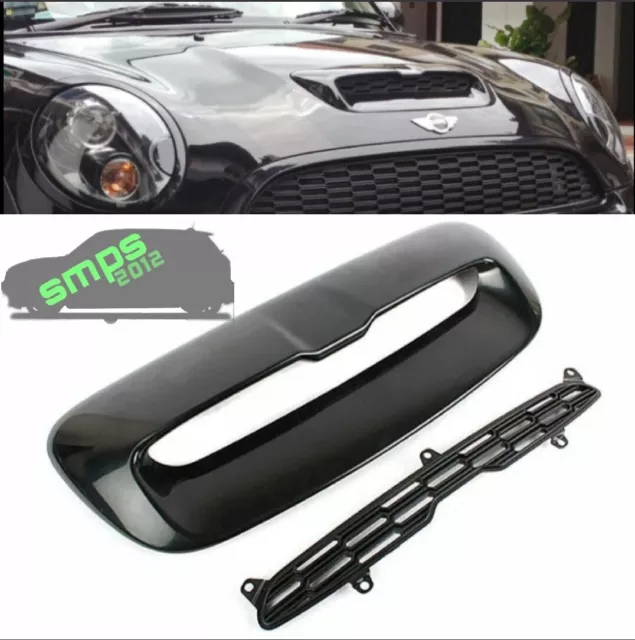 MINI Cooper S/JCW R58 Coupe Piano Gloss Black Bonnet Scoop Air Vent Intake