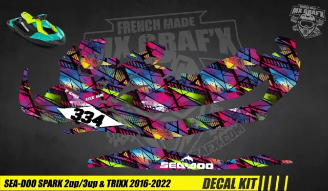 Kit Déco pour / Decal Kit for Jet Ski Sea-Doo SPARK® and TRIXX Models