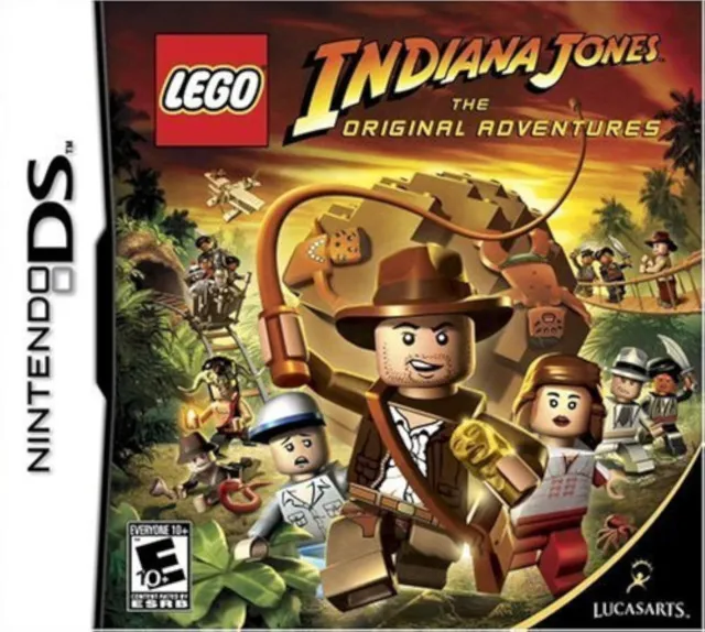 Lego Indiana Jones: The Original Adventures For Nintendo DS DSi 3DS 2DS 3E