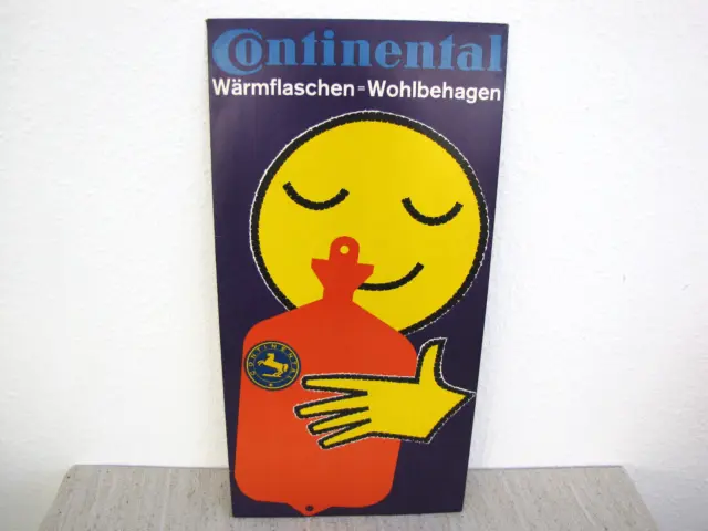 Continental Reklame Aufsteller Werbung Werbeschilder Pappe 50er / 60er Jahre