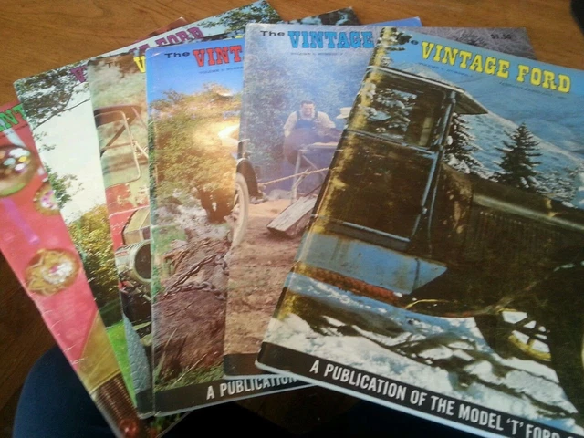LOT DE 6 Magazines Ford Vintage Année 1970 Modèle