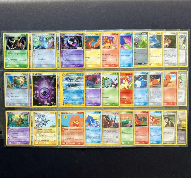 Pokemon EX SERIES e READER Card Lot HOLO Pinsir REVERSE Gastly RARE Blastoise ++
