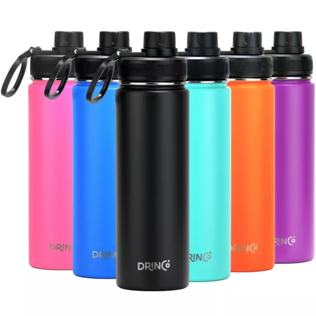 Stainless Steel Water Bottle Double Wall Vacuum Insulated Sport Flask 32oz 22oz