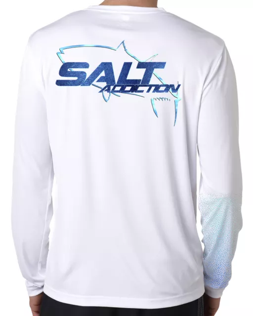 Performance fishing t shirt Salt Addiction long sleeve apparel