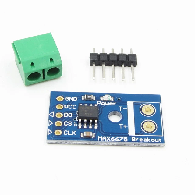 THERMOCOUPLE TEMPERATURE SENSOR Module MAX6675 Type K SPI Interface For