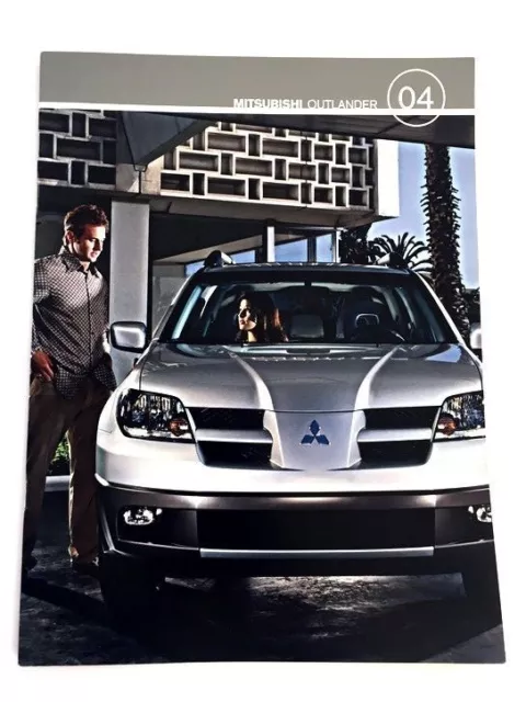 2004 Mitsubishi Outlander 18-page Original Car Sales Brochure Catalog