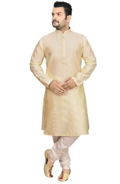 Abito da uomo matrimonio asiatico Baraati pigiama Sherwani Kurta 1911