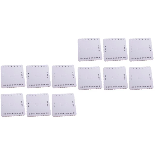 12 pcs Platz Perlen Schnur Disc Flechten Disk Flechten Werkzeug