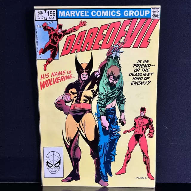 DAREDEVIL #196 (1983) NM First meeting & team-up of Daredevil & Wolverine;