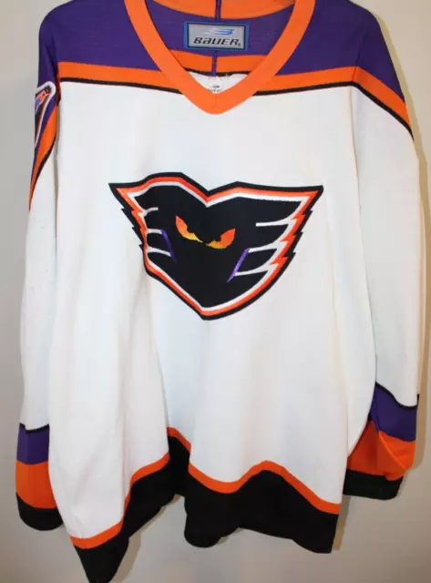 90's The Animal Philadelphia Phantoms Bauer AHL Jersey Size Large – Rare  VNTG