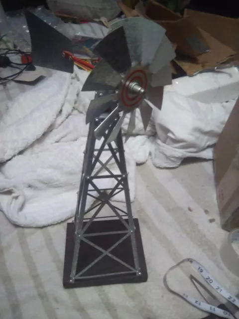 Vintage Karedon Ltd salesman sample galvanized small windmill