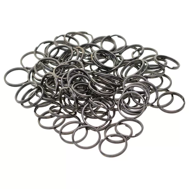 100 Set Stainless Steel Split Rings Double Loop Jump Ring 18mm for Jewelry