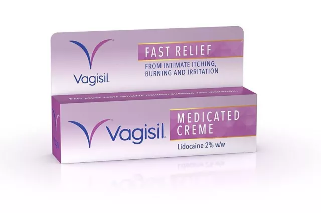 Vagisil Medicated Creme Fast Relief Soothes Intimate Itching Burning Irritation 3