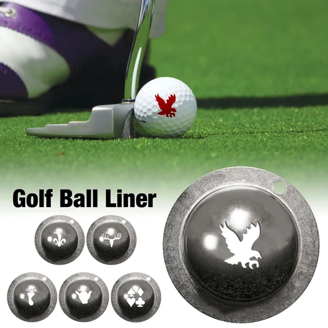 GOLF BALL LINE Liner Marker Template Drawing Alignment Tool Drawing