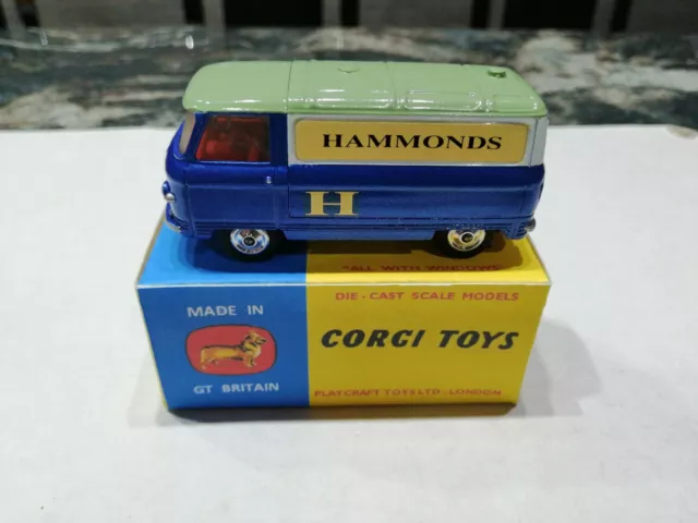 Corgi Toys.     Commer  Van [Hammonds]