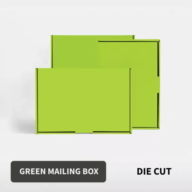 Green Mailing Box Cardboard Shipping Packing Mailer Parcel Small Medium Large