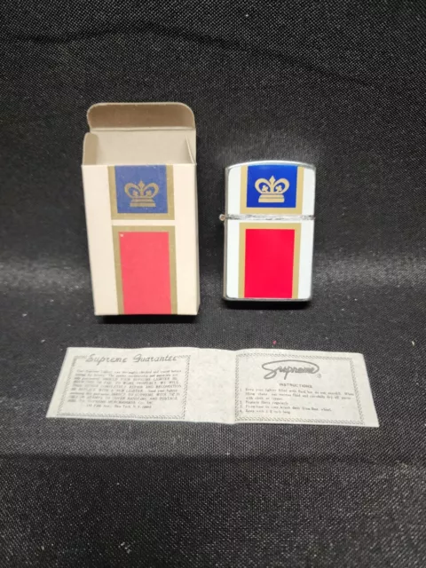 Vintage 1970’s OLD GOLD Cigarettes Advertising Lighter Supreme Japan NIB
