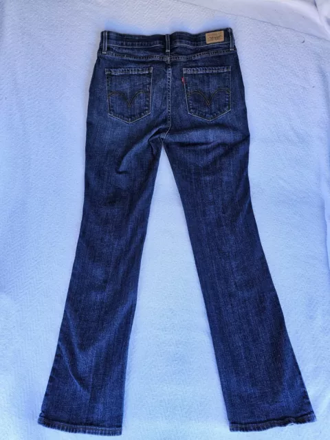 Levi's perfect waist straight leg 525 women's size 8 midrise jeans 2